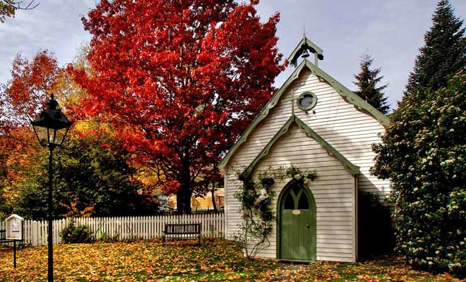 Difficile de trouver un endroit plus photogénique que le village d'Arrowtown en automne.