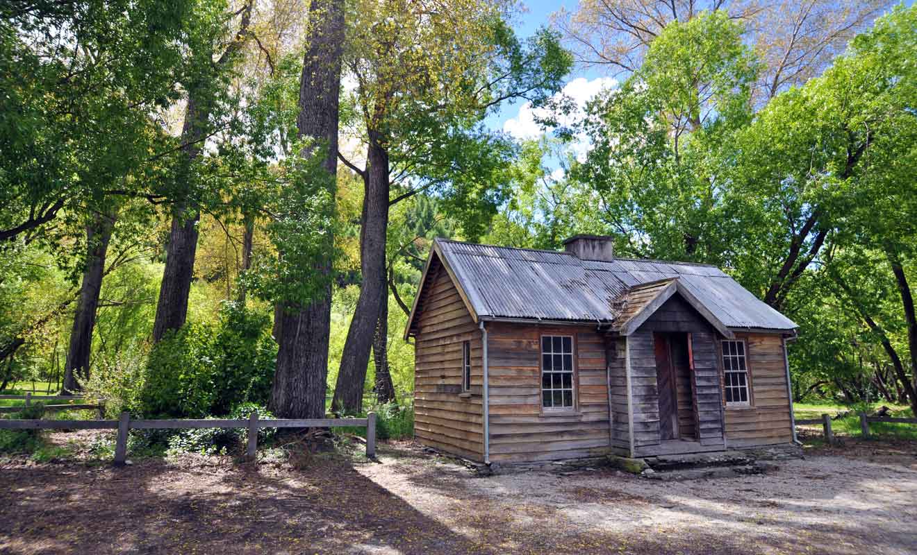 Cette maison était jadis le poste de police au temps de la ruée vers l'or.