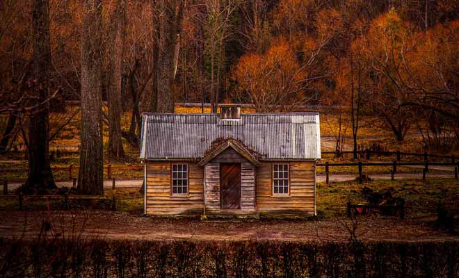 L'ancien poste de police est l'une des maisons les plus photographiées de la région.