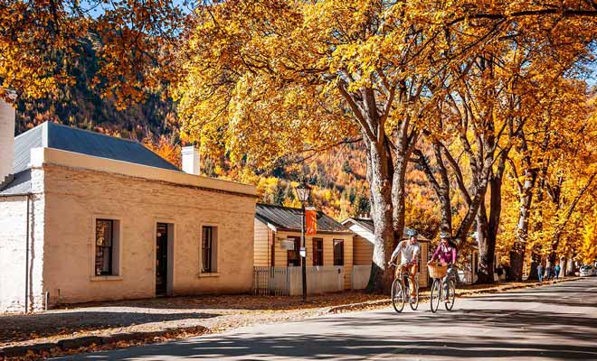 L'idéal est de venir à Arrowtown en vélo plutôt qu'en voiture pour profiter de la beauté de la nature.