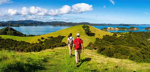 Bay of Islands est connue pour son paysage de rêve et ses îles paradisiaques. C'est aussi la région la plus ensoleillée du pays.