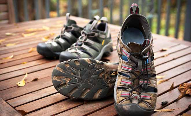 De la terre oubliée sous vos chaussures de randonnée entraine un passage par le service de décontamination des objets avant de pénétrer sur le territoire.