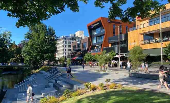 Achévé en 2017, The Terrace est le parfait exemple du renouveau de la ville.