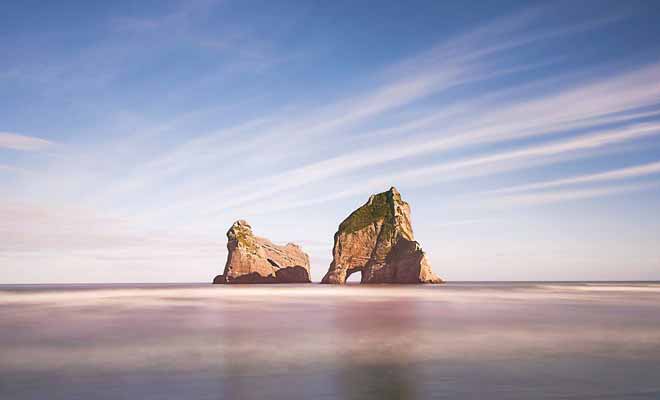 Vous pouvez vous retrouver sur une plage déserte, mais la civilisation n'est pas loin, ce qui est rassurant.