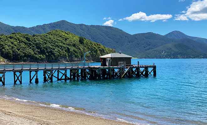 La plage du village de French Pass est l'une des plus paradisiaques de Nouvelle-Zélande.