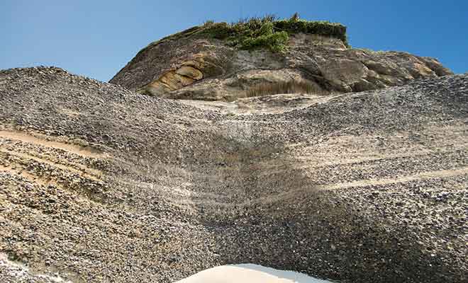 Visitez la plage de Wharariki à la recherche de grottes marines.
