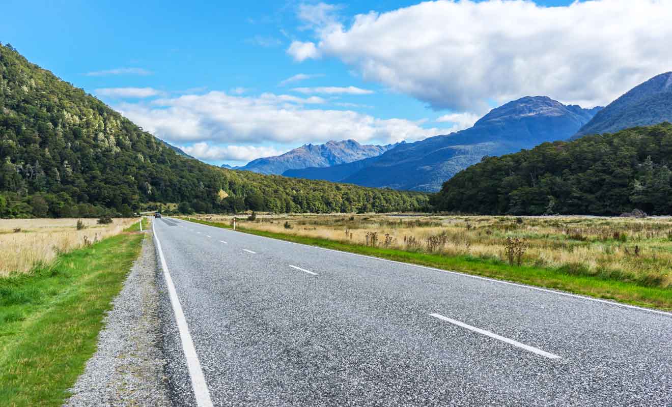 La Haast Highway couvre 140 km pour relier l'Otago et la West Coast.