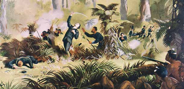 Découvrez comment s'est terminée la guerre entre les maoris colons britanniques.