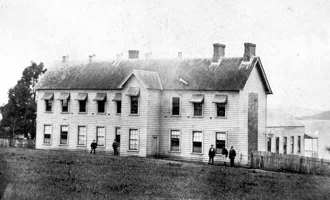 Le premier parlement de Nouvelle-Zélande tenait dans une simple maison.