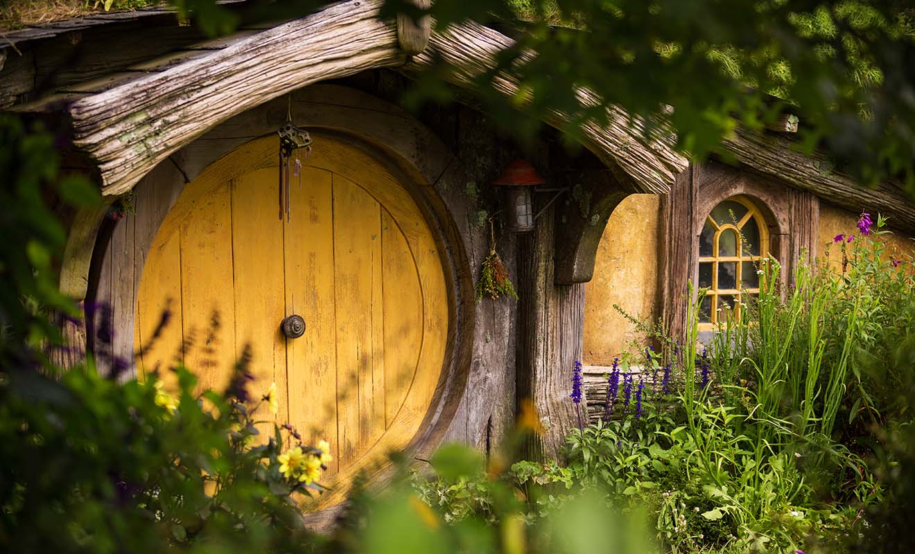 Le degré de finition est incroyable et l'on a vraiment l'impression que les hobbits vivent dans le village.