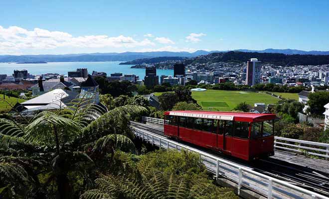 Même s'il faut supporter un vent qui souffle fort, Wellington est la ville que Aurore a le plus appréciée en Nouvelle-Zélande.