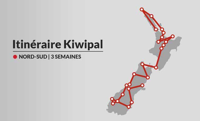 Sur trois semaines, vous pouvez visiter la plupart des lieux incontournables de Nouvelle-Zélande.