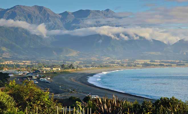 On peut observer les baleines de la péninsule de Kaikoura toute l'année, que ce soit à bord d'un bateau ou d'un hélicoptère. Les chances d'observer des baleines sont de 99%.
