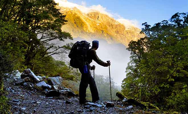 Même si la piste est assez facile à suivre dans l'ensemble, elle comporte quelques passages délicats à flanc de montagne.