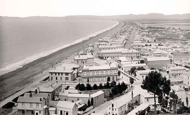 Napier n'était pas construite dans le style Art déco avant le tremblement de terre.