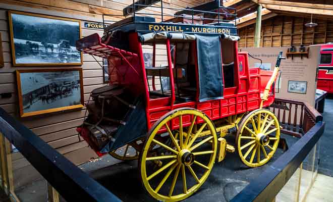 La partie du parc consacrée aux moyens de transport est très instructive.