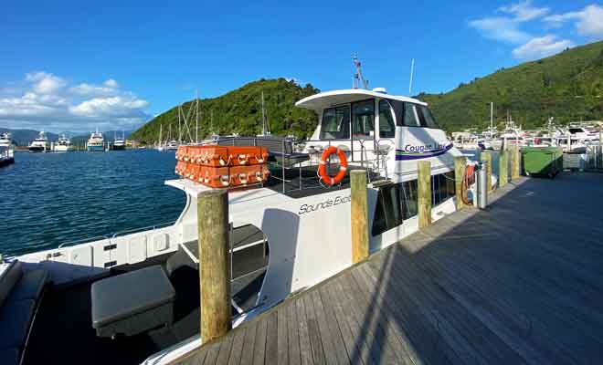 La traversée avec le retour pour Picton coûte 95 dollars par adulte.