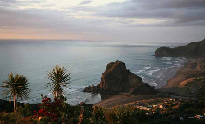 La leçon de piano qui a obtenu une palme d'or au festival de cannes fut tourné sur la plage de Piha non loin d'Auckland.
