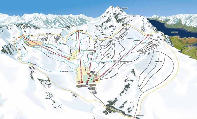 La carte des pistes des Remakables vous aidera à choisir des descentes adaptées à votre niveau de skieur.