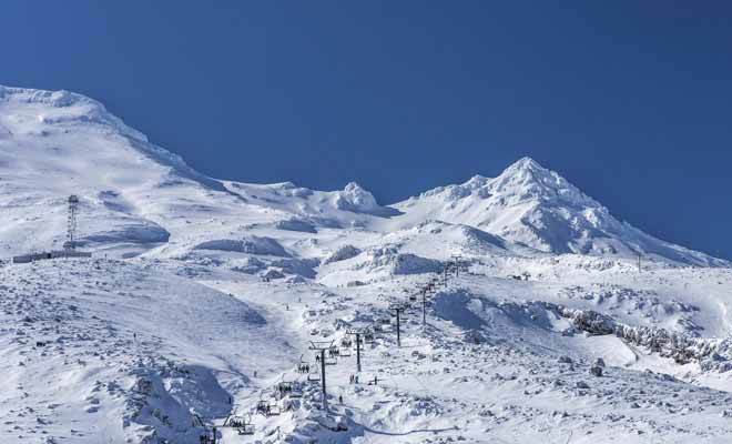 La station de ski de Turoa est l'une des deux stations du mont Ruapehu sur l'Île du Nord de la Nouvelle-Zélande.