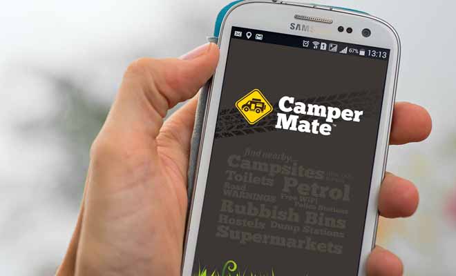 Campermate permet de localiser les services indispensables sur une carte.