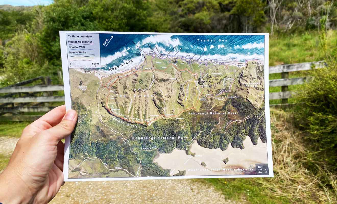 Vous trouverez une carte du domaine dans l'hébergement à votre arrivée.