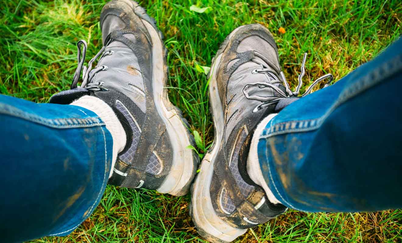 Les chaussures de randonnée sont indispensables pour visiter Te Hapu.