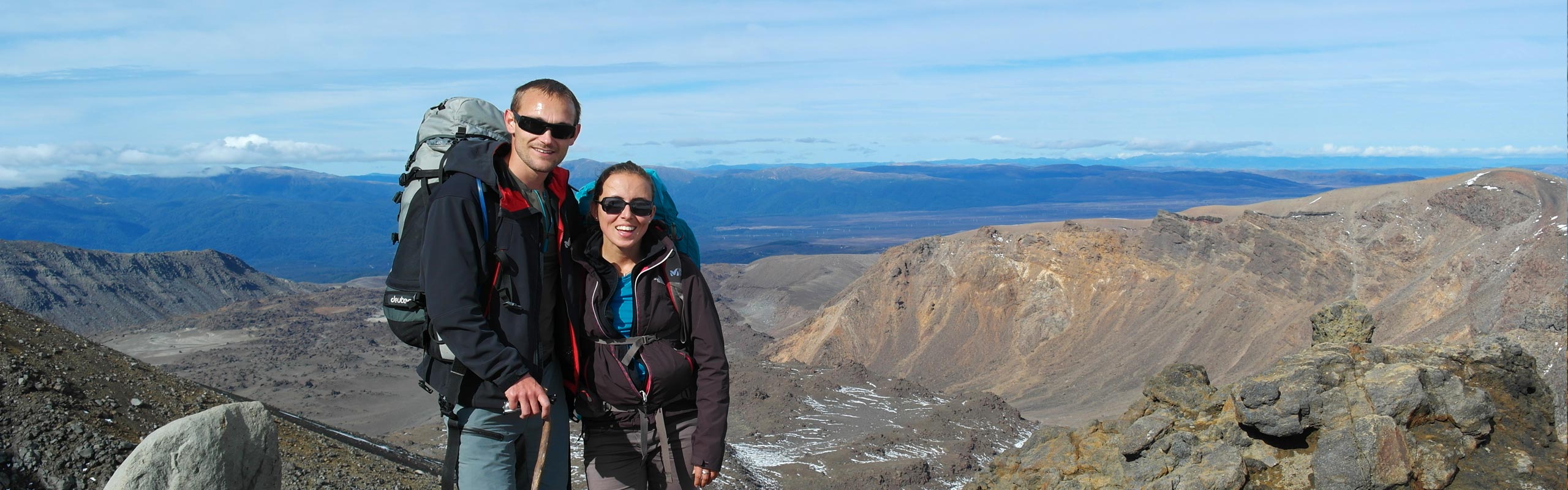 Marine et Julien, deux Français en voyage en Nouvelle-Zélande.