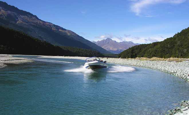 Les sorties en jetboat de Wanaka River Journey permettent également d'admirer quelques paysages qui ont servi de lieu de tournage pour le Seigneur des anneaux au cinéma.