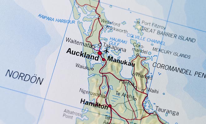 Let op, Auckland is vooral een hele regio van het land en niet alleen een stad. Onroerend goed advertenties kunnen misleidend zijn.