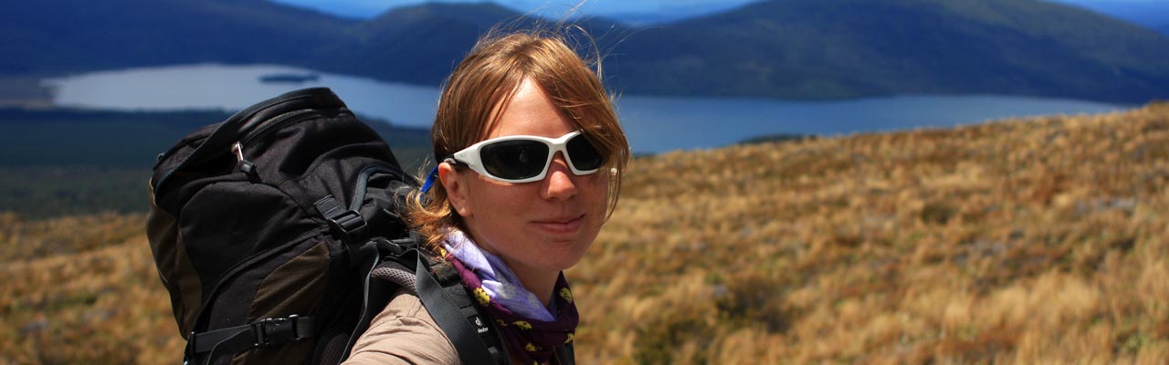 Aude did the Tongariro Alpine Crossing.