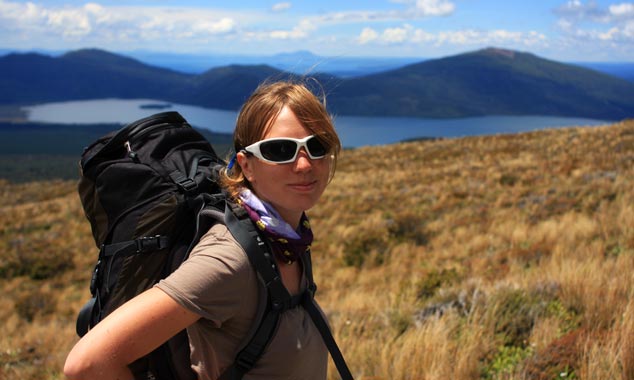 Aude ha fatto il Tongariro Alpine Crossing.