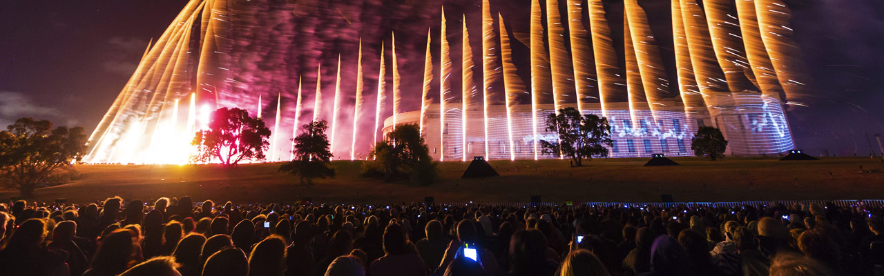 Fireworks at Auckland domain