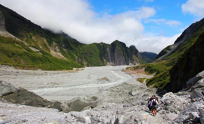 De excursie eindigt na de morese die tot aan de parkeerplaats komt.