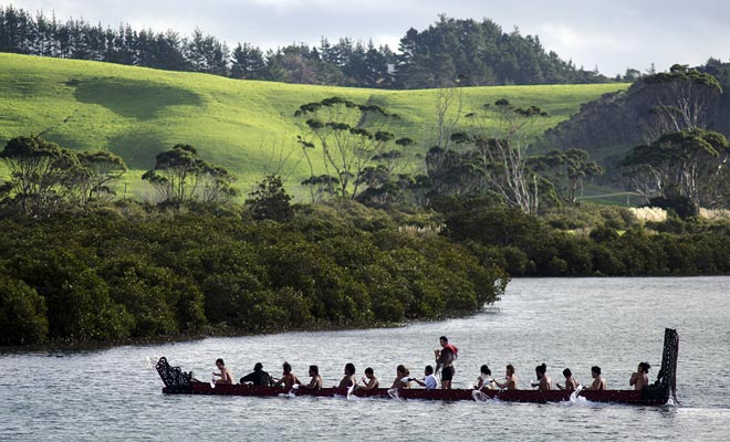 De Maori die Nieuw-Zeeland ontdekte, waren inheems aan Polynesië.