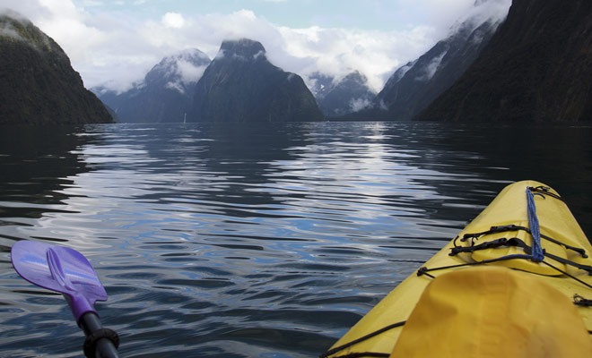 Le navi da crociera permettono di ammirare la bellezza del fiordo, ma sono forti e impersonali. Per un'esperienza più autentica, è meglio prenotare un tour guidato in kayak.