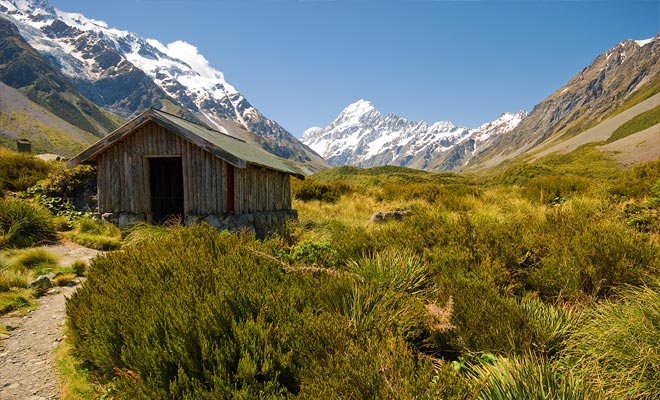 De wandelpaden bij Mt Cook zijn geschikt voor alle niveaus. Maar vanuit een algemeen oogpunt zijn ze een beetje moeilijker dan elders in Nieuw-Zeeland.