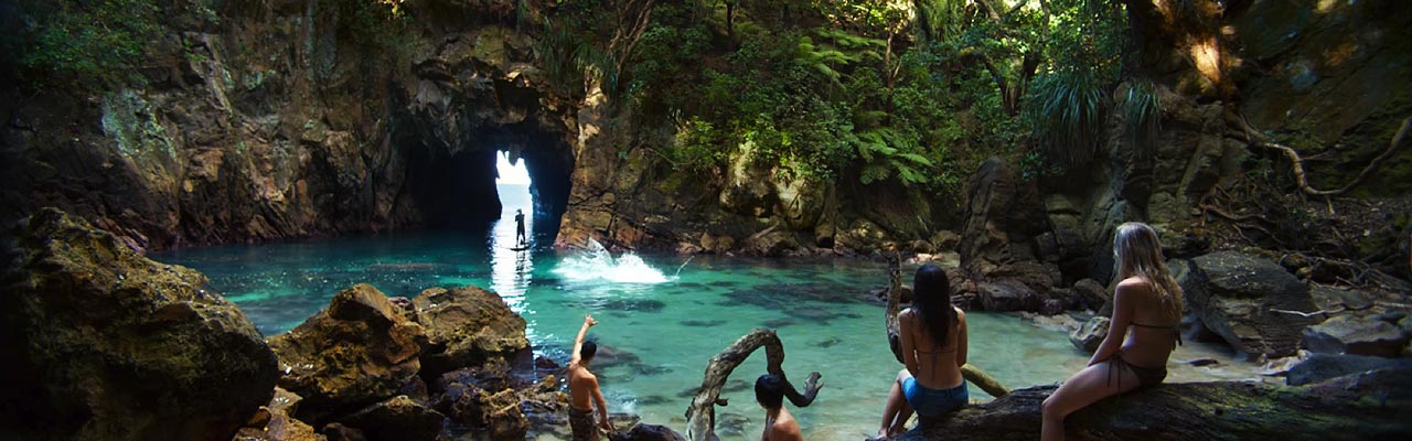 Beach and swimming in the Abel Tasman Park.