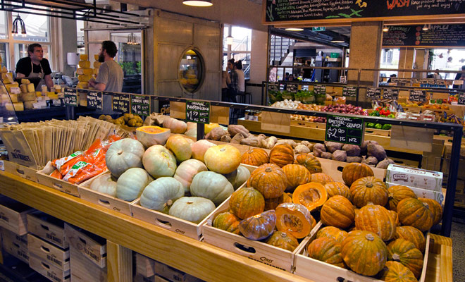 Organische producten bloeien in Nieuw-Zeeland, en er zijn speciale planken in supermarkten.