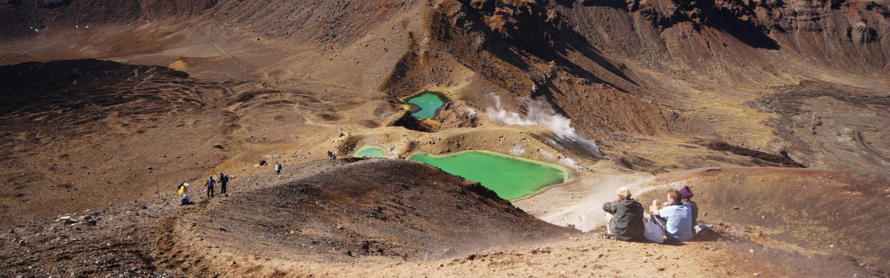 Tongariro Crossing is the most famous hike in New Zealand.