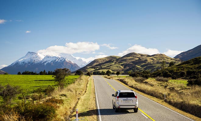 Voor een eerste verblijf is de camper al een beetje intimiderend. Een auto is waarschijnlijk meer geschikt voor een eerste verblijf in het land van de Kiwi's.