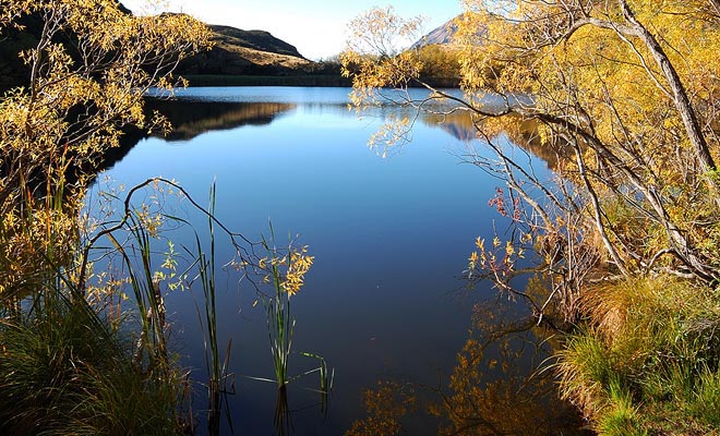 Una delle escursioni più belle di Wanaka porta al lago di diamanti.