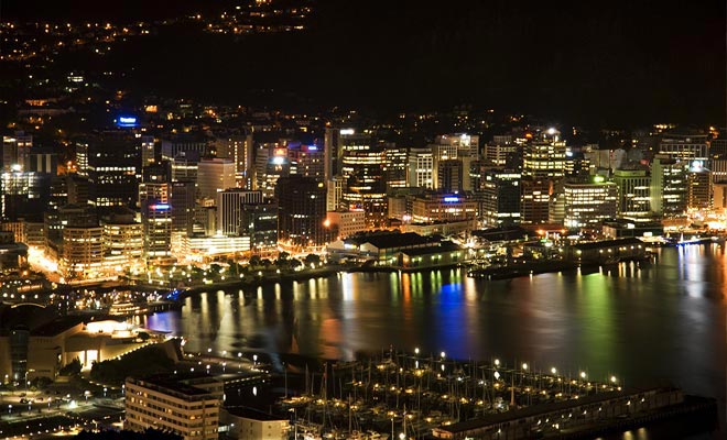 Il punto di vista ideale per belle foto di Wellington è al vertice dell'Osservatorio Mount Victoria. Si affaccia sulla baia, ma attenzione, le raffiche sono molto forti!