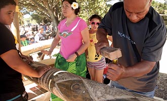 Il festival Pasifika riunisce tutte le culture del Pacifico con espositori che vengono a condividere la propria cultura ancestrale.