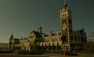 Dunedin è la capitale di Otago sull'Isola del Sud.