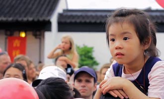 Het Chinese Nieuwjaar wordt vaak gevierd in de Chinese Tuin.