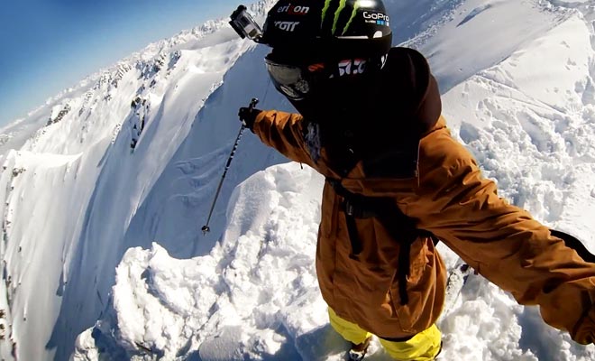 Om op Mt Cook te skiën, moet u met een helikopter op een helling worden afgezet.