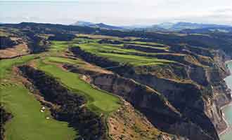 Survol du golf de Cape Kidnappers