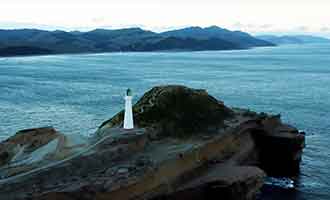Survol du phare avec un drone