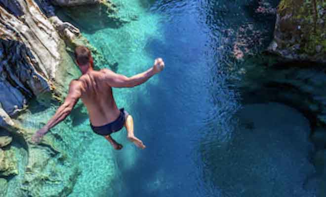 Plonger dans les Blue pools
